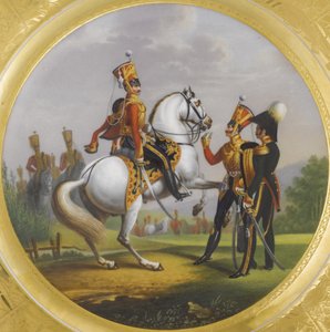 Overofficer og underofficer ved Livgardens Husarregiment, 1829
