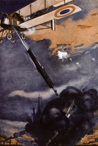 WW1: bombe affyret af et fly af Leven & Lemonier
