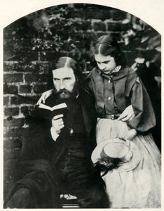 George Macdonald og hans datter Lilia Scott MacDonald, c1863, 1948. af Lewis Carroll