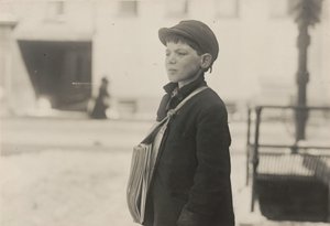 Tony Casale, "Bologna," 11 år gammel solgt aviser i 4 år, Hartford, Connecticut, marts 1909