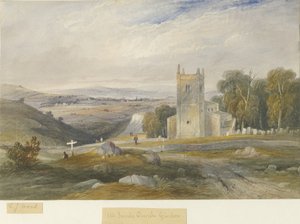 Grindon Church: akvarelmaleri, og [c 1830-1845]