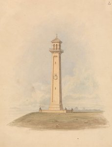 Design til et monument af Lewis Vulliamy