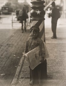 En lille barbermaskine, Indianapolis af Lewis Wickes Hine