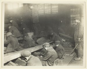 Et billede af arbejderne i Ewen Breaker fra Pennsylvania Coal Company af Lewis Wickes Hine