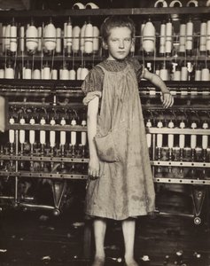 Addie Card, 12 år. Spinderske på bomuldsspinderi, North Pownal, Vermont