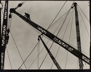 Boretårnsarbejder på Empire State Building af Lewis Wickes Hine