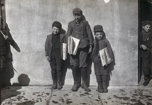 John Pento, Hartford, Connecticut, marts 1909 af Lewis Wickes Hine