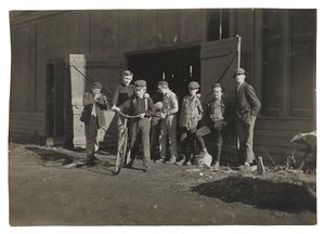 Flaskefabrik i Woodbury af Lewis Wickes Hine