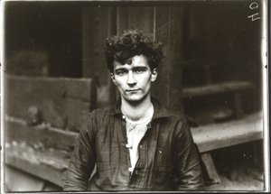 Ung tysk stålarbejder, Pittsburgh af Lewis Wickes Hine