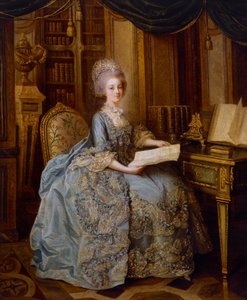 La Petite Reine eller Portræt af Madame Sophie, ca. 1770-74 (olie på lærred) af Lié Louis Périn Salbreux