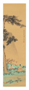 To musikere, 1758 af Li Wenyuan