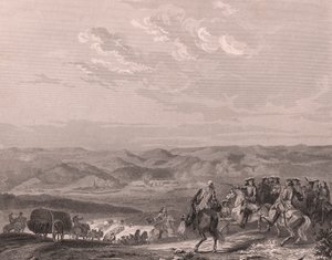 Slaget ved Freiburg, Tyskland, august 1644, trediveårskrig, stålgravering på kinapapir af Unbekannt Unbekannt
