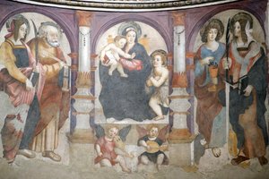 Marias himmelfartskatedral og Johannes Døberen, Saint Lucias alter af Pietro Di Gazino af Unbekannt Unbekannt