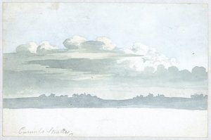 Skystudie af Luke Howard, c 1808-1811 af Unbekannt Unbekannt