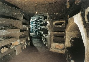 Galleri med Loculus Tombs (foto) af Unbekannt Unbekannt
