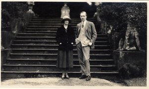 Lady Rachel Cavendish og Viscount Stuart af Findhorn (s/h foto) af Unbekannt Unbekannt