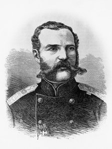 Portræt af Alexander II Romanov (1818-1881), zar af Rusland fra 1855, gravering af Unbekannt Unbekannt