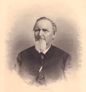 Portræt af den amerikanske metodistpræst John L Smith, gravering af FE Jones, omkring 1870 af Unbekannt Unbekannt