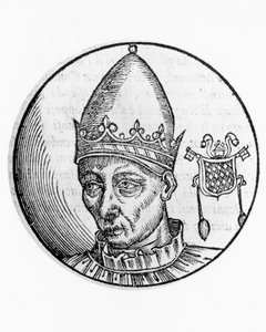 Portræt af Celestine II (Guido Guelfuccio de Castello, død 1144) af Unbekannt Unbekannt