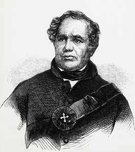 Portræt af Eleazar Williams (1788-1858), anglikansk præst, svigagtigt hævdede at være den tabte Dauphin af Frankrig, gravering af Unbekannt Unbekannt