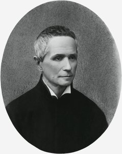 Portræt af Giulio Isdegerde Cecchi, kendt som far Filippo Cecchi (1822-1887), italiensk fysiker, meteorolog og opfinder, stik. af Unbekannt Unbekannt
