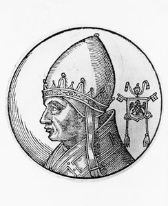Portræt af Gregor 9. (Ugolino dei Conti di Segni, ca. 1170-1241) af Unbekannt Unbekannt