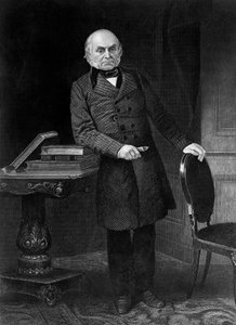Portræt af John Quincy Adams (1767-1848), amerikansk politiker og diplomat, der var USA