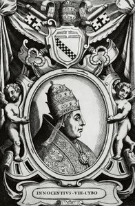 Portræt af pave Innocentius VIII (Giovanni Battista Cybo af Unbekannt Unbekannt