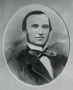 Portræt af Severino Grattoni (1815-1876), italiensk arkitekt og ingeniør, gravering af Unbekannt Unbekannt