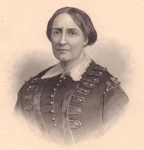 Portræt af Teresa Christina af Bourbon-Two Sicilies, kejserinde af Brasilien (1822-1889), gravering af William Wellstood (1819-1900), ca. 1870 af Unbekannt Unbekannt