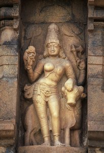 Relief Deficient Parvathi, Brihadeeswara Temple, Gangaikonda Cholapuram, Tamil Nadu, Indien af Unbekannt Unbekannt