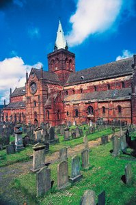 Saint Magnus Cathedral, Kirkwall, Mainland, Orkneyøerne, Skotland, Storbritannien af Unbekannt Unbekannt