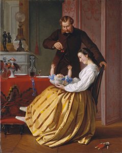 Conversation Piece, ca. 1851-52 (olie på lærred)