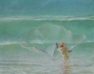 Lone Fisherman 2019 af Lincoln Seligman