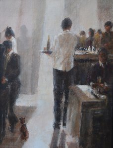 Piano Bar, Venedig af Lincoln Seligman