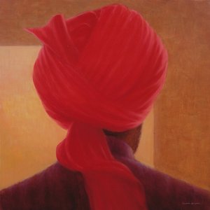 Rød turban på rav, Deoghar