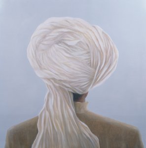 Hvid turban