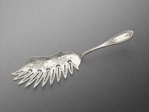 Makaronikniv, ca. 1857-1865 (sølv) af Lincoln and Foss Haddock