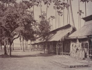 Amerapoora: Kaserne af den burmesiske garde af Linnaeus Tripe