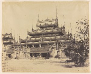Amerapoora. Maha-Too-Lo-Bounghian Kyoung, 1855 (albumintryk fra et vokset papirnegativ)