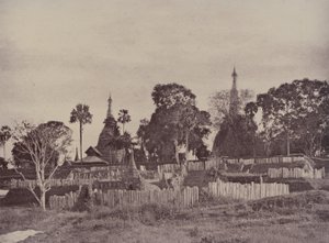Rangoon: Nordindgang til Shwe Dagon Pagoda