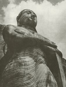 Ananda, Gal-Vihare (s/h foto) af Lionel Wendt