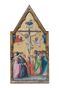 Jesus Kristus korsfæstet og i smerte af Lippo di Dalmasio