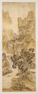 The Peach Blossom Spring, 1650. af Liu Du