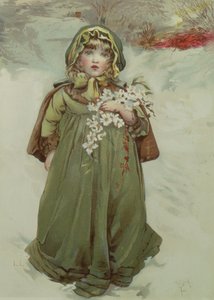 Frontispice fra Juleroser, 1880 af Lizzie Mack