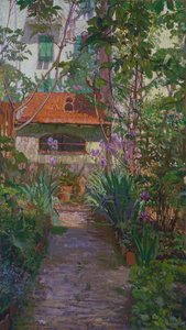 Triptykonen eller haven i blomst (sidepanel) (1907)