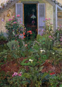 Triptykon eller have i blomst