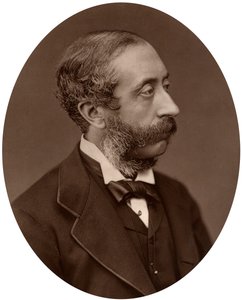 Earl of Carnarvon, præsident for Society of Antiquaries, 1880. af Lock and Whitfield