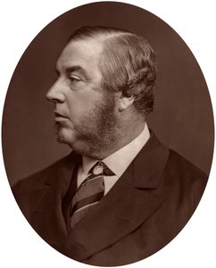 George Sclater-Booth MP, formand for Local Government Board, 1878. af Lock and Whitfield
