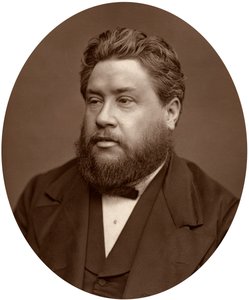 Pastor Charles Haddon Spurgeon, præst for Metropolitan Tabernacle, 1880. af Lock and Whitfield